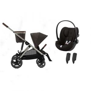 Cybex Poussette Duo GAZELLE S Chocolate Brown + CLOUD G i-Size Magic Black