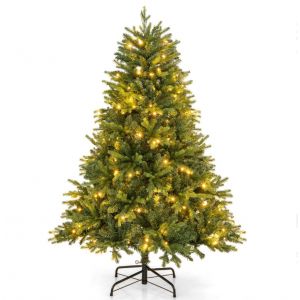 Coast Artificial Christmas tree with LED lights 150 cm - Green - &Oslash;100 cm - 250 LED - 11 Modes d'&eacute;clairage