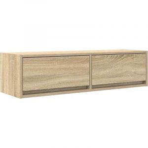 VidaXL Meuble tv Chêne sonoma 100 x 31 x 25.5 cm Bois d'ingénierie