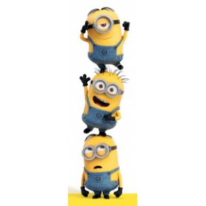 Image de Pyramid International Poster Les 3 Minions (53 x 158 cm)