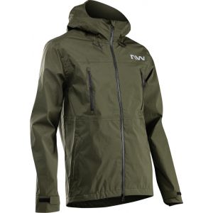 Northwave Noworry Hardshell Jacket Men, vert L Vestes VTT