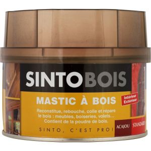 Sinto Bois Mastic à bois Répar' Bois acajou 500ml