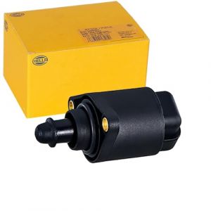 Hella 6NW 358 192-071 Vanne de régulation de ralenti, alimentation en air – 12 V – 4 broches – vissé – électrique – avec joints