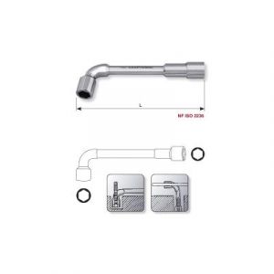 Kraftwerk Clé à pipe débouchée 6 x 6 8 mm 2597-08 8