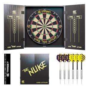 Target Luke The Nuke Littler Dartboard Cabinet Set