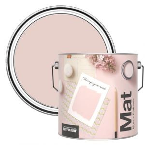 Rust-oleum Peinture Mate Murs et Plafonds Rose - Champagne ros&eacute; 2,5L