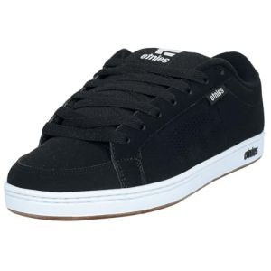 Etnies Homme Kingpin Chaussure de Skate, Gomme Noire et Blanche, 48 EU