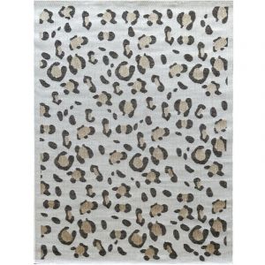 Image de DRAWER Tapis contemporain imprimé léopard - 80x150cm - Yuma