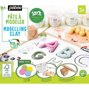 Pebeo Coffret pate a modeler 4 pots 90g + 3 accessoires