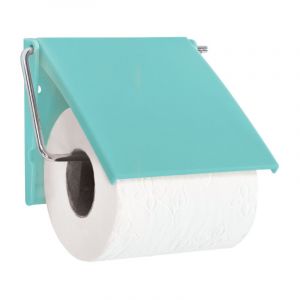 MSV Porte rouleau papier wc mural Aqua
