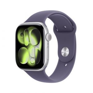 Apple Montre connectée WATCH 46mm Alu Argent / Violet Serie 11 S/M