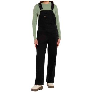 Dickies Loose Canvas Bib W Black - Pantalons - noir - XS - 100% Coton