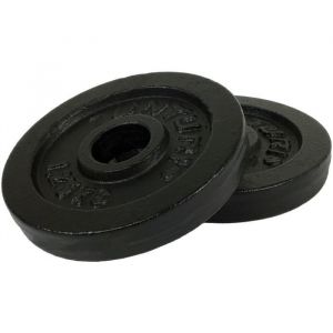 Tunturi Disque musculation 1.25kg noir, la paire