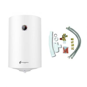 Chauffe Eau Electrique Mural Vertical Blind&eacute; Bypso Sannover 150 Litres + Kit d'Installation Complet NF