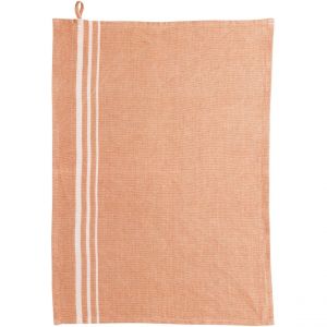 Declikdeco Torchon recycl&eacute; RIB Terracotta 50 x 70