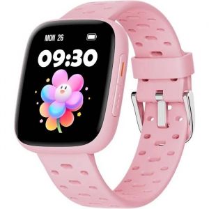 BIGGERFIVE Montre Enfant 1,8" Rose - Smartwatch &Eacute;tanche 30m, Podom&egrave;tre, Cardiofr&eacute;quencem&egrave;tre, Moniteur de Sommeil, Jeux Puzzle,&iquest;.
