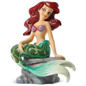 Image de Enesco Figurine Disney - La Petite Sirène : Ariel Assise sur un Rocher