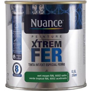 Nuance Peinture XTREM Fer - Vert moyen - Satin - 0,5L