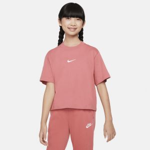 Nike T-shirt Sportswear pour Fille plus âgée - Rouge - Taille M - Female