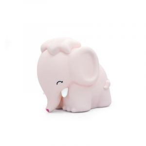 DHINK - Veilleuse Rechargeable LED Elephante - Lampe de nuit silicone pour chambre Bébé et Enfant - Lampe chevet Enfant - Cadeau Naissance