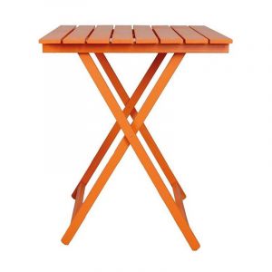 Table Pliante 60 X 80 Cm En Bois Orange