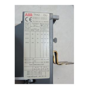 Image de Abb Relais de surcharge thermique plage réglable 18A à 25A pour contacteur 3P NO/NF série TA42 DU-25 (140030) 1SAZ311201R1001