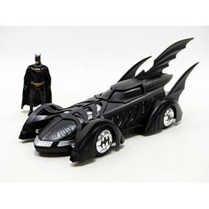 Jada Voiture Miniature de Collection TOYS 1/24 - BATMOBILE Batman Forever - Avec Figurine - Black - 98036BK