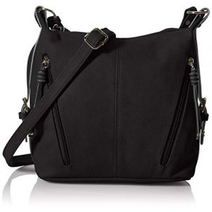 Tom Tailor CAIA, Sac à l'épaule Femme, Noir, 26x12x26