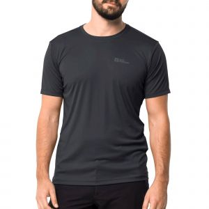 Jack Wolfskin Tech Tee Men, gris M T-shirts