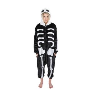 Ruedelafete Combinaison Kigurumi Squelette adulte M/L
