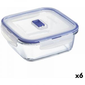 Luminarc Boîte à lunch hermétique Pure Box Active 1,22 l Bicolore verre (6 Unités)