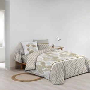 Douceur D'intérieur - Parure de lit 6 pièces Melisse – 260 x 240 cm – 100% coton – 42 fils/cm²