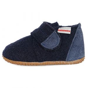 Image de Giesswein Oberstaufen, Chaussons Montants Doublé Chaud Mixte Enfant, Bleu (588), 28 EU