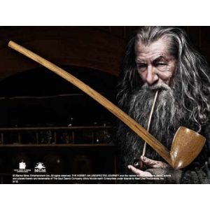 Image de The Noble Collection Replique - Le Hobbit Un Voyage Inattendu - 1/1 Pipe De Gandalf 23 Cm