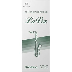 Image de Rico D'Addario RKC05MD - Anches La Voz saxophone t&eacute;nor, Medium, bo&icirc;te de 5