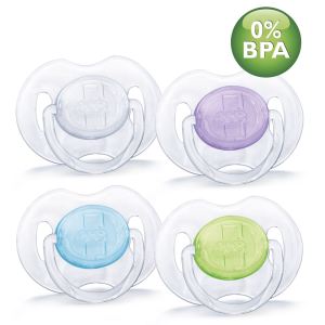 Image de Philips Avent SCF170/18 - 2 sucettes Classic orthodontiques en silicone (0-6 mois)