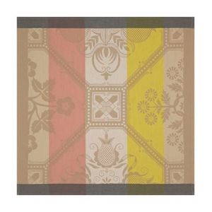 Image de Le Jacquard Fran&ccedil;ais Serviette de table Hacienda Marron - Couleur Marron - Taille 58 x 58 cm
