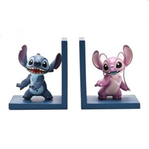 Disney Icon Stitch and Angel Character Blue Resin Bironds - Boîte