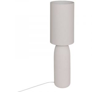 Atmosphera Lampadaire droit secteur Keyah gris H111cm cr&eacute;ateur d'int&eacute;rieur