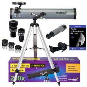 HND Pack télescope levenhuk blitz 114 base avec zoom, oculaires et accessoires