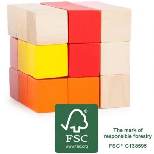 Legler Le cube a reconstruire en bois