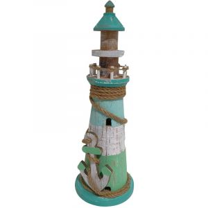 Signes Grimalt Phare Marin Bleu - Figurine Décorative 41x14x14cm