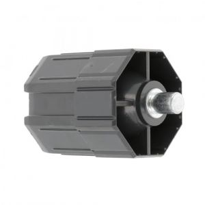 Cyclingcolors Embout de tube de volet roulant octogonal fenêtre sortie plastique, pour tube octogonal de 60 mm sortie Ø 12 mm mâle