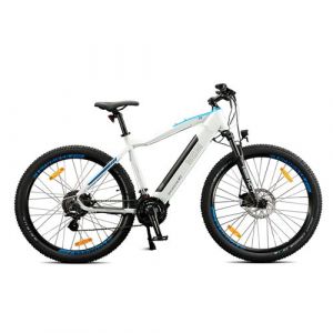 Vélo électrique VTT 27.5'' NCM M3 (2025), Batterie 48V 12Ah 576Wh, 21 vitesses, Blanc
