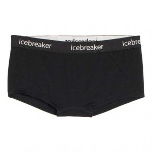 Image de Icebreaker Sprite Hot Pants Boxer Femme, Black, FR : M (Taille Fabricant : M)