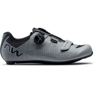 Northwave Storm Carbon 2 Chaussures de vélo de route Homme, argent EU 44 Chaussures route à cales