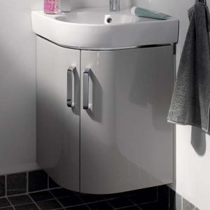 Geberit Renova Compact Meuble sous-vasque, 2 portes, 862151000,