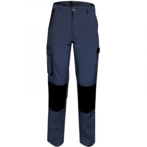 Pantalon de Travail Femme Bleu Marine - Fashion Sécurité - Résistant, Confortable et Tendance - Bricolage et Jardinage - 36
