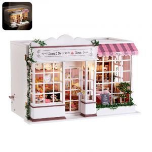 Dam Magasin de bonbons temps des baies. Maquette 3d r&eacute;aliste avec un grand d&eacute;tail.