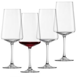 Schott zwiesel Verres &agrave; vin rouge MioVino (set de 4), verres &agrave; vin modernes pour le vin rouge, verres en cristal Tritan r&eacute;sistant au lave-vaisselle, fabriqu&eacute; en Allemagne (art. n&deg; 124051)